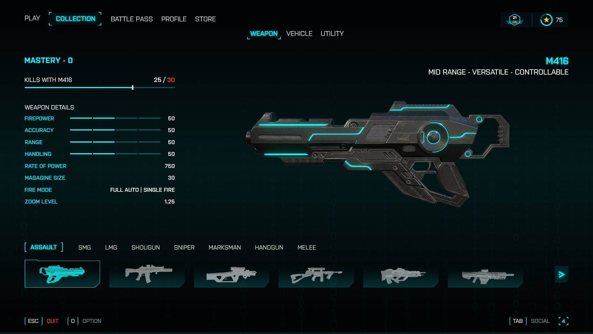 Sci Fi Game UI
